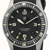 Men'S Elliot Brown | Elliot Brown Holton Automatic | Black Rubber Strap | Vapour Blasted Case