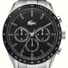 Men'S Lacoste | Lacoste | Men'S | Boston | Stainless Steel Bracelet | Black Dial