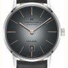 Men'S Hamilton | Hamilton American Classic Intra-Matic Automatic (38Mm) Grey Dial / Black Leather Strap