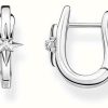 Jewelry Thomas Sabo Jewellery | Thomas Sabo Sterling Silver Star Hoop Earrings