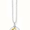 Jewelry Thomas Sabo Jewellery | Thomas Sabo Sterling Silver Star & Gold Moon Necklace