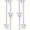 Jewelry Thomas Sabo Jewellery | Thomas Sabo Sterling Silver 'Stars' Dangly Earrings