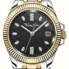 Women'S Thomas Sabo | Thomas Sabo | Women'S | Divine | Two-Tone Steel Bracelet | Black Dial