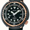 Men'S Seiko | Seiko Men'S Prospex | Black Silicone Strap | Black Dial