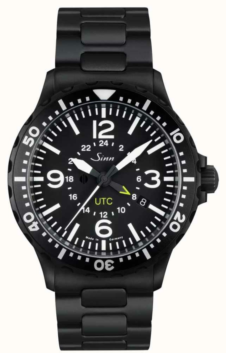 Men'S Sinn | Sinn 857 S Utc | Black Pvd Bracelet