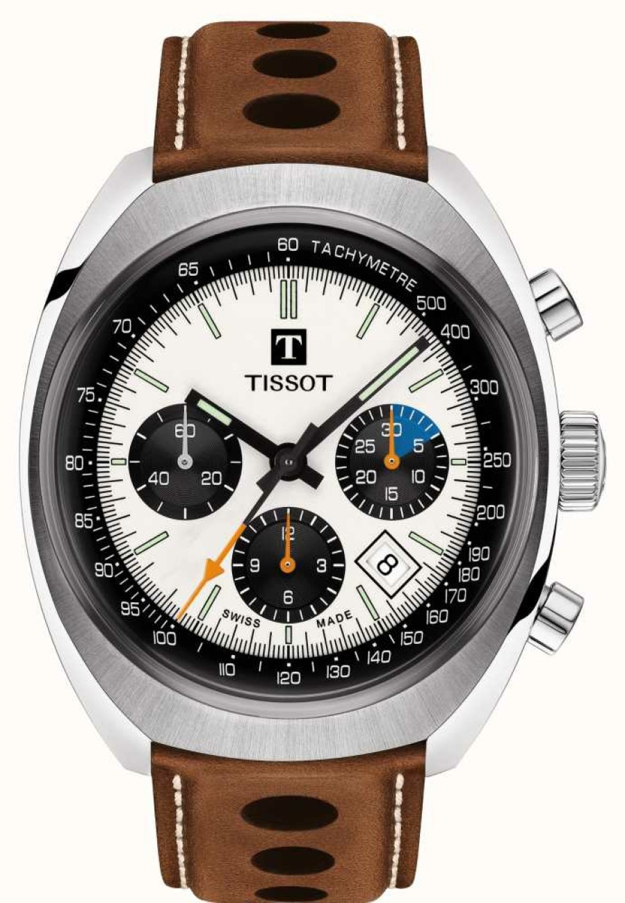 Men'S Tissot | Tissot Men'S Tissot Brown Automatic Heritage 1973