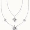 Jewelry Thomas Sabo Jewellery | Thomas Sabo Sterling Silver Star Necklace | 40-45Cm