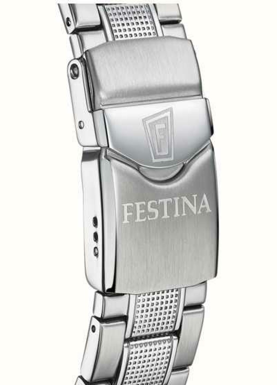 Men'S Festina | Festina Men'S Automatic | Stainless Steel Bracelet | Black Dial