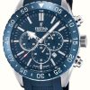 Women'S Festina | Festina Men'S Ceramic | Blue Silicone Strap | Blue Dial