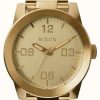 Men'S Nixon | Nixon Corporal Ss | All Gold | Gold Ip Steel Bracelet | Gold Dial