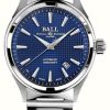 Men'S Ball Watch Company | Ball Watch Company Fireman Victory | Steel Bracelet | Clous De Paris Blue