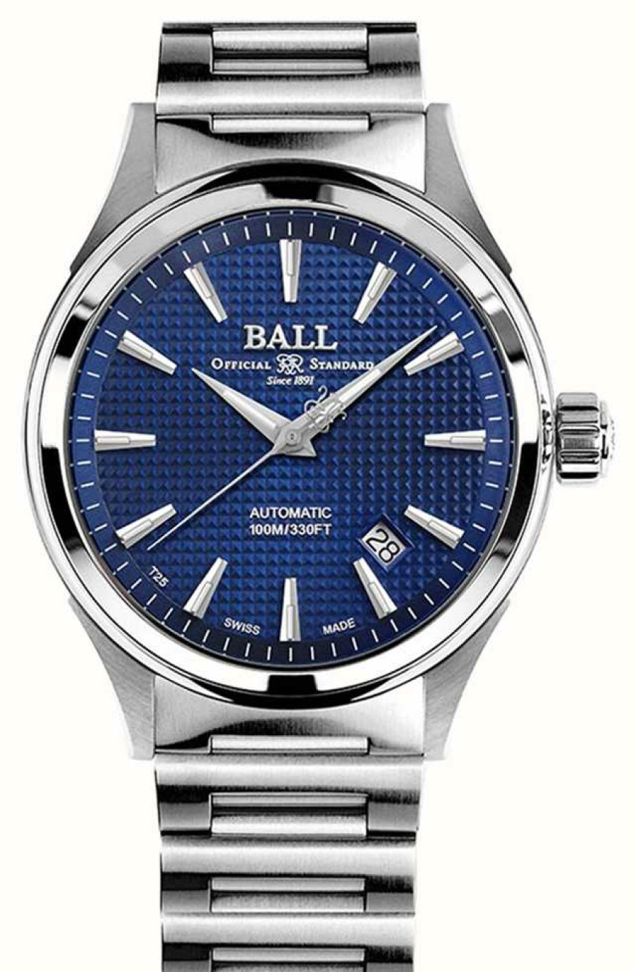 Men'S Ball Watch Company | Ball Watch Company Fireman Victory | Steel Bracelet | Clous De Paris Blue