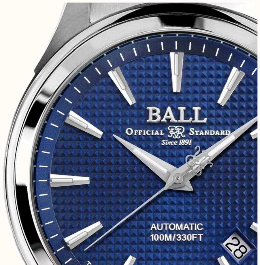 Men'S Ball Watch Company | Ball Watch Company Fireman Victory | Steel Bracelet | Clous De Paris Blue