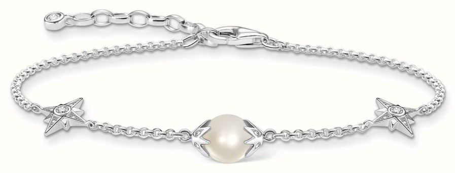 Jewelry Thomas Sabo Jewellery | Thomas Sabo Sterling Silver Freshwater Pearl Bracelet