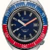 Men'S Squale | Squale 2002 Blue-Red (44Mm) Blue Dial / Stainless Steel Mesh Bracelet