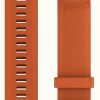 Men'S Garmin | Garmin Quickfit 22 Marq Strap Only Orange Rubber Strap