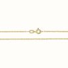 Jewelry James Moore | James Moore Th 9Ct Yellow Gold Diamond Cut Chain