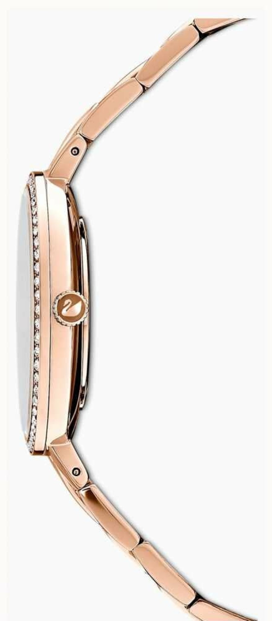 Women'S Swarovski | Swarovski Cosmopolitan (32Mm) Rose-Gold Glitter Dial / Rose-Gold Pvd Stainless Steel