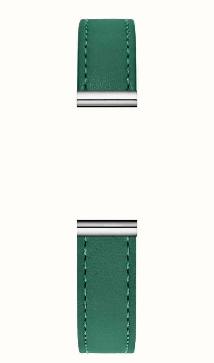 Women'S Herbelin | Herbelin Antares Interchangeable Watch Strap - Green Leather / Stainless Steel - Strap Only