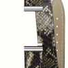 Women'S Herbelin | Herbelin Antares Interchangeable Watch Strap - Double Wrap Snake Print Leather / Stainless Steel - Strap Only