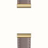 Women'S Herbelin | Herbelin Antares Interchangeable Watch Strap - Taupe Leather / Gold Pvd - Strap Only