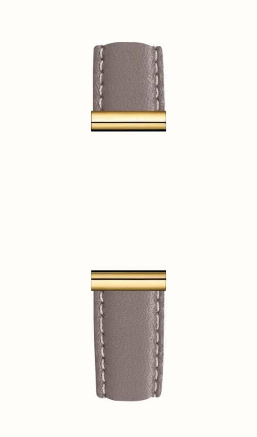 Women'S Herbelin | Herbelin Antares Interchangeable Watch Strap - Taupe Leather / Gold Pvd - Strap Only