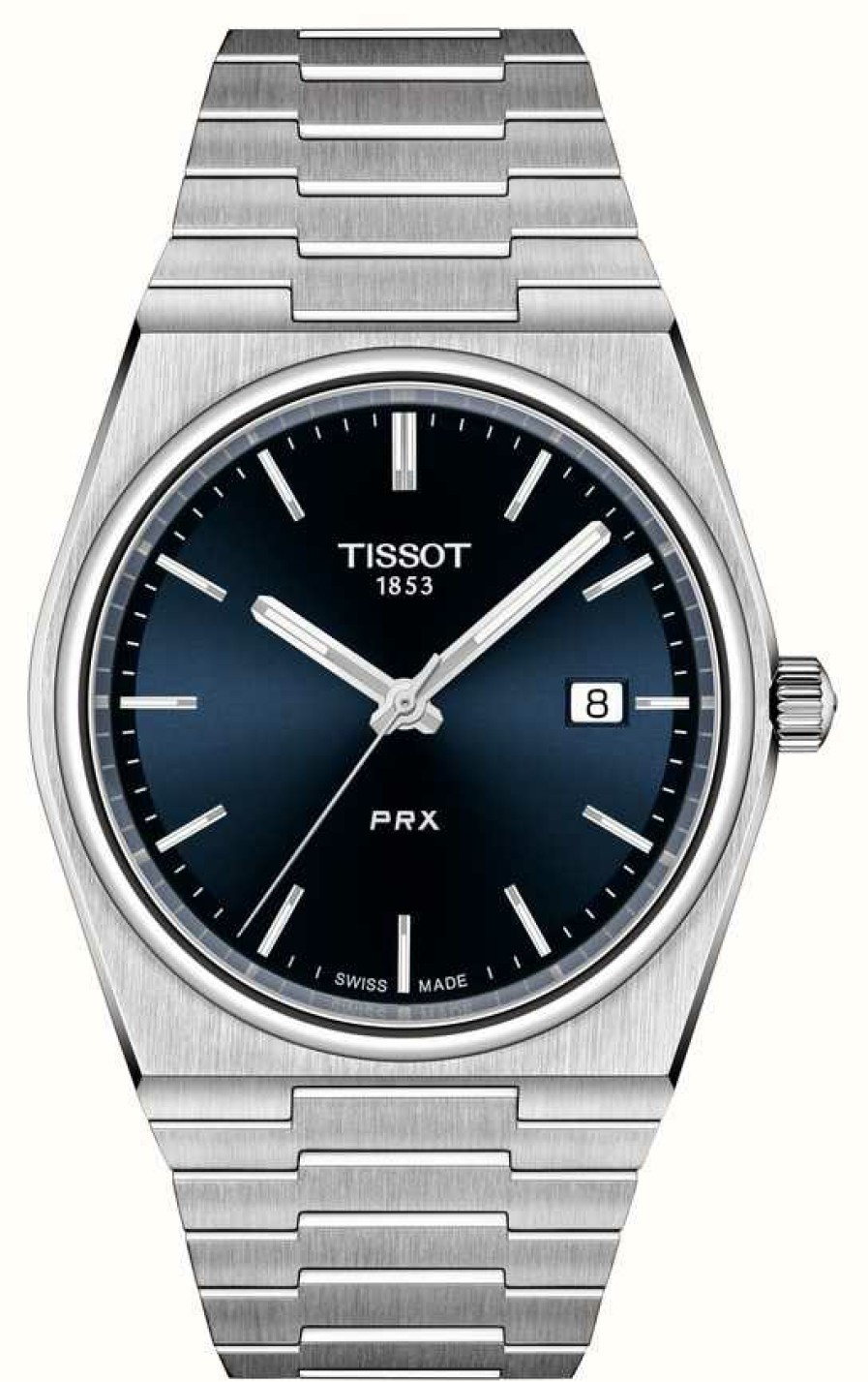 Men'S Tissot | Tissot Men'S Prx 40Mm Quartz Blue Dial