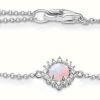 Jewelry Thomas Sabo Jewellery | Thomas Sabo Vintage Shimmering Pink Opal Effect Bracelet