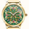 Women'S Thomas Sabo | Thomas Sabo | Glam & Soul | Gold Tone Mesh Bracelet | Gemstone Dragonfly