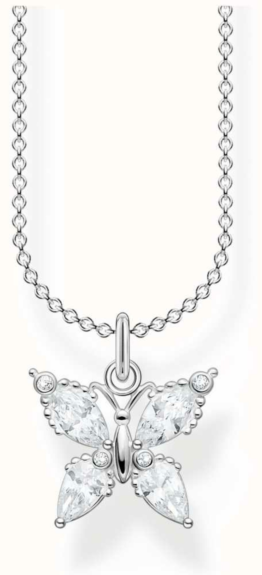 Jewelry Thomas Sabo Jewellery | Thomas Sabo Sterling Silver Butterfly Necklace