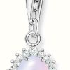 Jewelry Thomas Sabo Jewellery | Thomas Sabo Sterling Silver Shimmering Opal Effect Charm Pendant