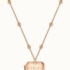 Jewelry Radley Jewellery | Radley Jewellery Love Letters | Rose Gold Toned Plated Heart Locket Necklace