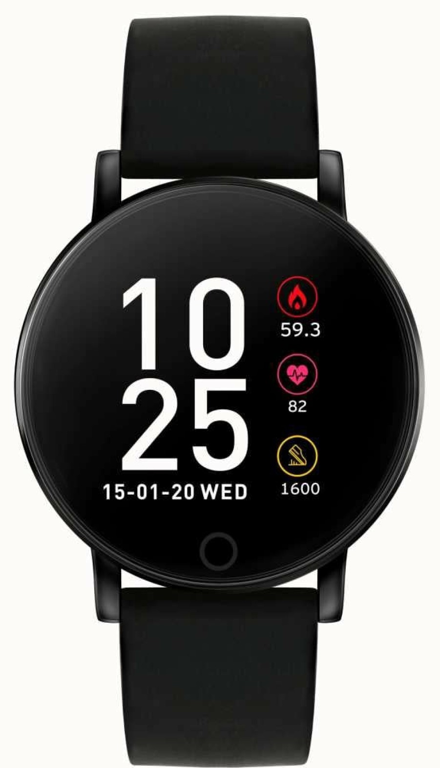 Men'S Reflex Active | Reflex Active Series 05 Multi-Function Smartwatch (42Mm) Digital Dial / Black Silicone