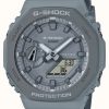 Men'S Casio | Casio Octagon Series | Grey Resin Strap | Grey Dial