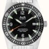 Jewelry Alsta | Alsta Nautoscaph Iv Automatic (300M) Black Dial / Stainless Steel