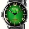 Men'S U-Boat | U-Boat Darkmoon 44Mm Noble Green Ss / Rubber Strap