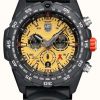 Men'S Luminox | Luminox Bear Grylls Survival 3740 Master Series Black Silicone Strap