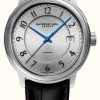 Men'S Raymond Weil | Raymond Weil | Maestro | Automatic | Silver Arabic Dial | Black Leather Strap