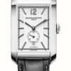 Men'S Baume & Mercier | Baume & Mercier Hampton Automatic (31Mm) White Dial / Black Leather Strap