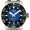 Men'S Tissot | Tissot Seastar 2000 Pro | Powermatic 80 | Blue Dial | Steel