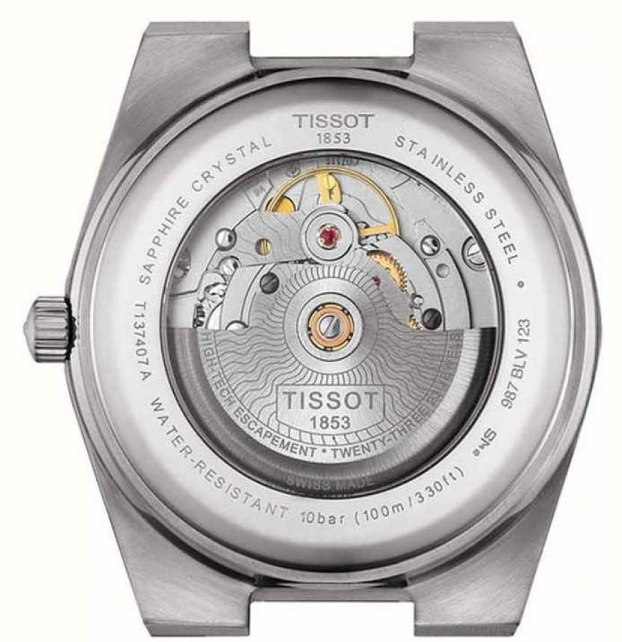 Men'S Tissot | Tissot | Prx 40 205 | 40Mm Powermatic 80 | White Dial | Stainless Steel Bracelet