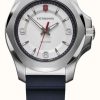 Men'S Victorinox | Victorinox | I.N.O.X. V | Unisex | Blue Silicone Strap | White Dial