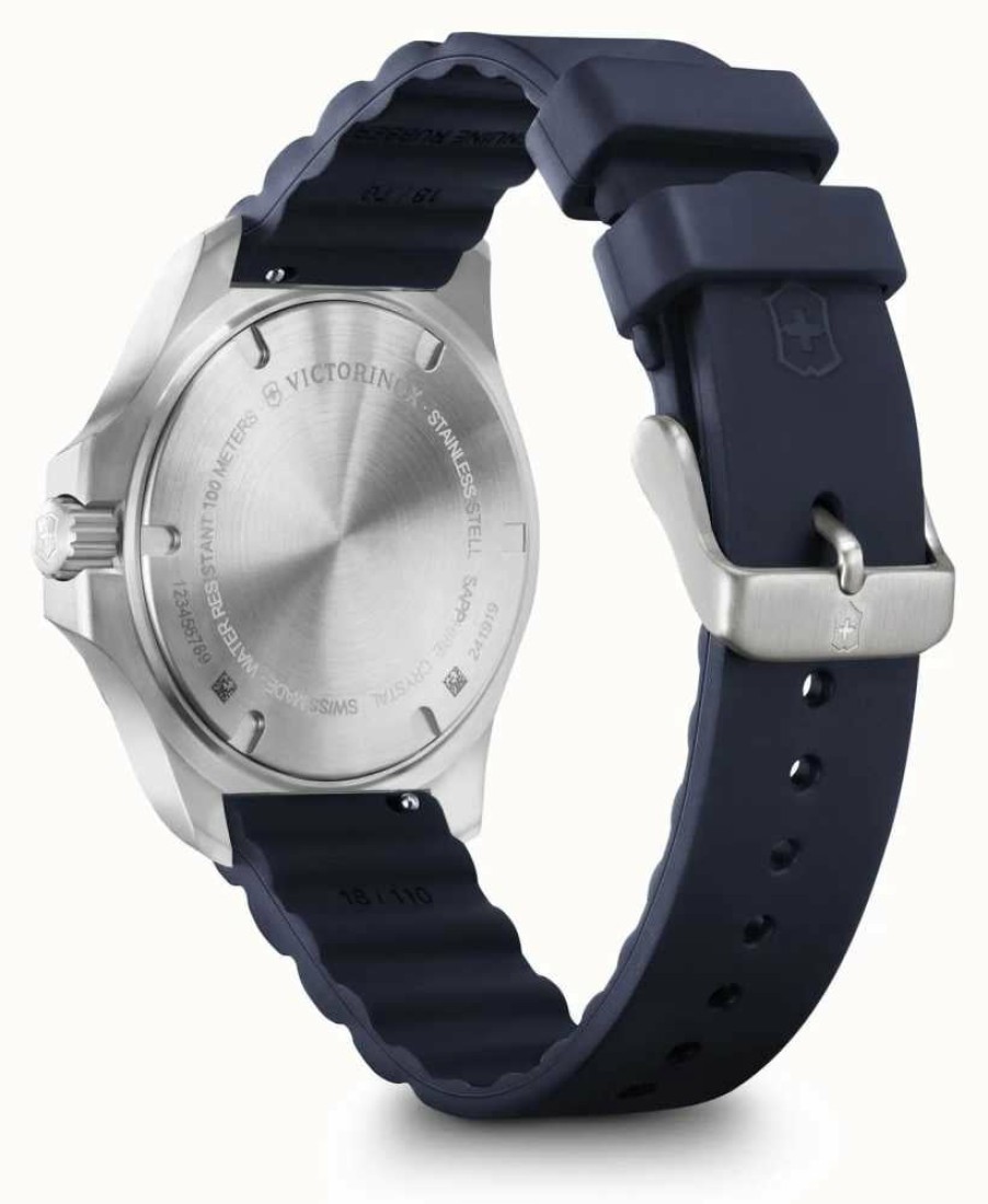 Men'S Victorinox | Victorinox | I.N.O.X. V | Unisex | Blue Silicone Strap | White Dial