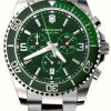 Men'S Victorinox | Victorinox | Maverick Chronograph | Men'S | Stainless Steel Bracelet | Green Dial