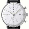 Men'S Junghans | Junghans Max Bill Chronoscope Sapphire Glass