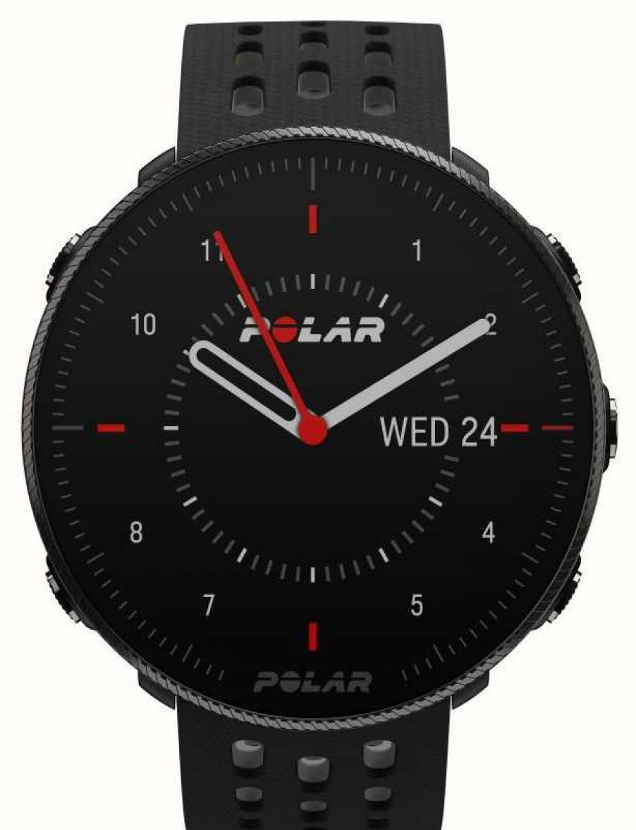 Men'S Polar | Polar Vantage M2 Multisport Gps Smartwatch Black & Grey (S-L)