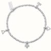 Jewelry ChloBo Jewellery | Chlobo Multi Charm Elements Bracelet | Sterling Silver