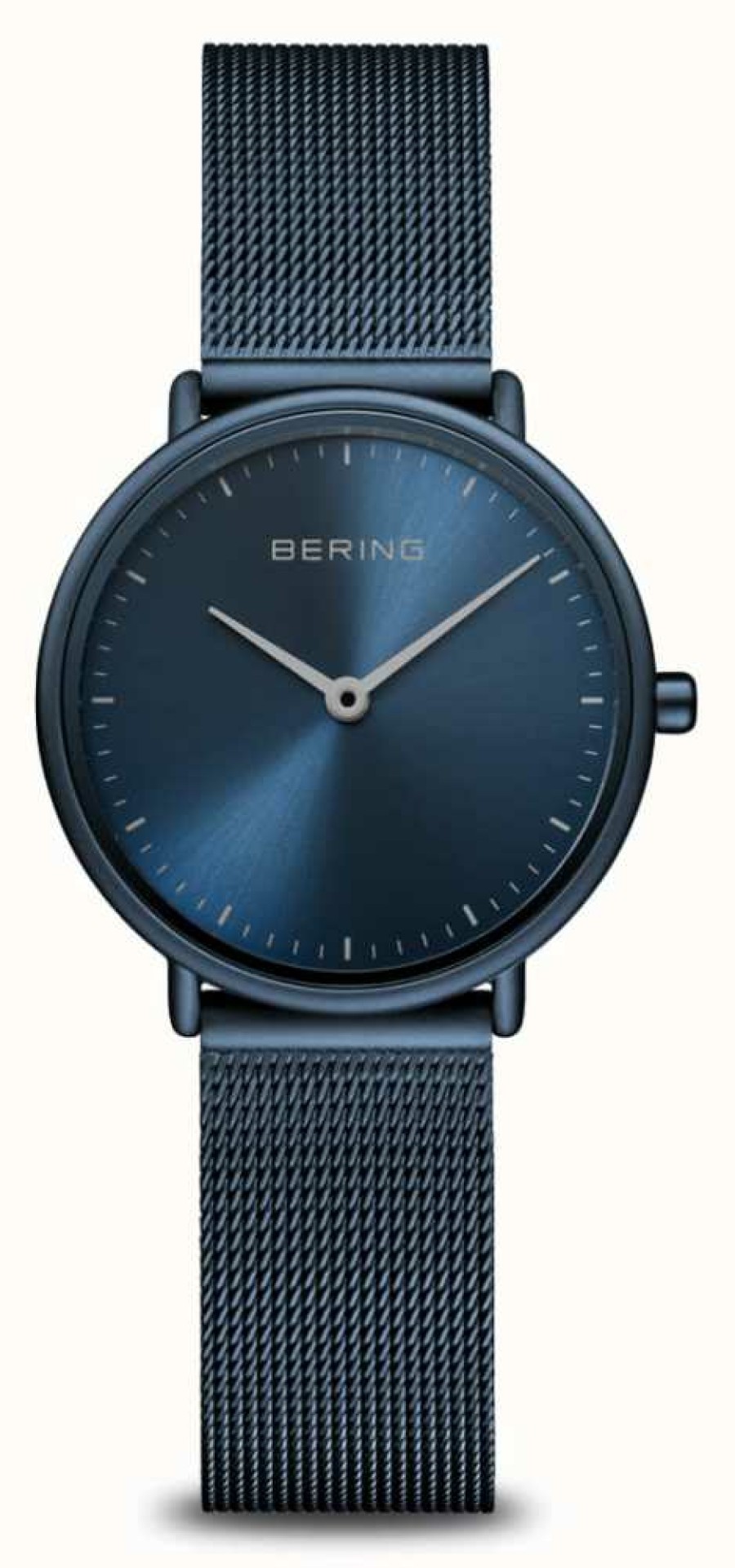 Women'S Bering | Bering Classic Ultra Slim Blue Monochrome Watch