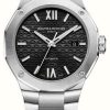 Men'S Baume & Mercier | Baume & Mercier Riviera Automatic Black Dial Watch