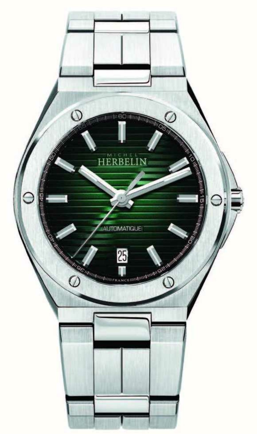 Men'S Herbelin | Herbelin Cap Camarat | Automatic | Green Dial | Stainless Steel